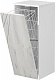 Акватон Шкаф подвесной Сакура 33 с бельевой корзиной ольха наварра/белый – фотография-6